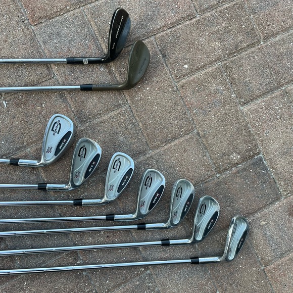 Mens iron set 9 pc in right hand , Ram irons plus wedges - Picture 1 of 11